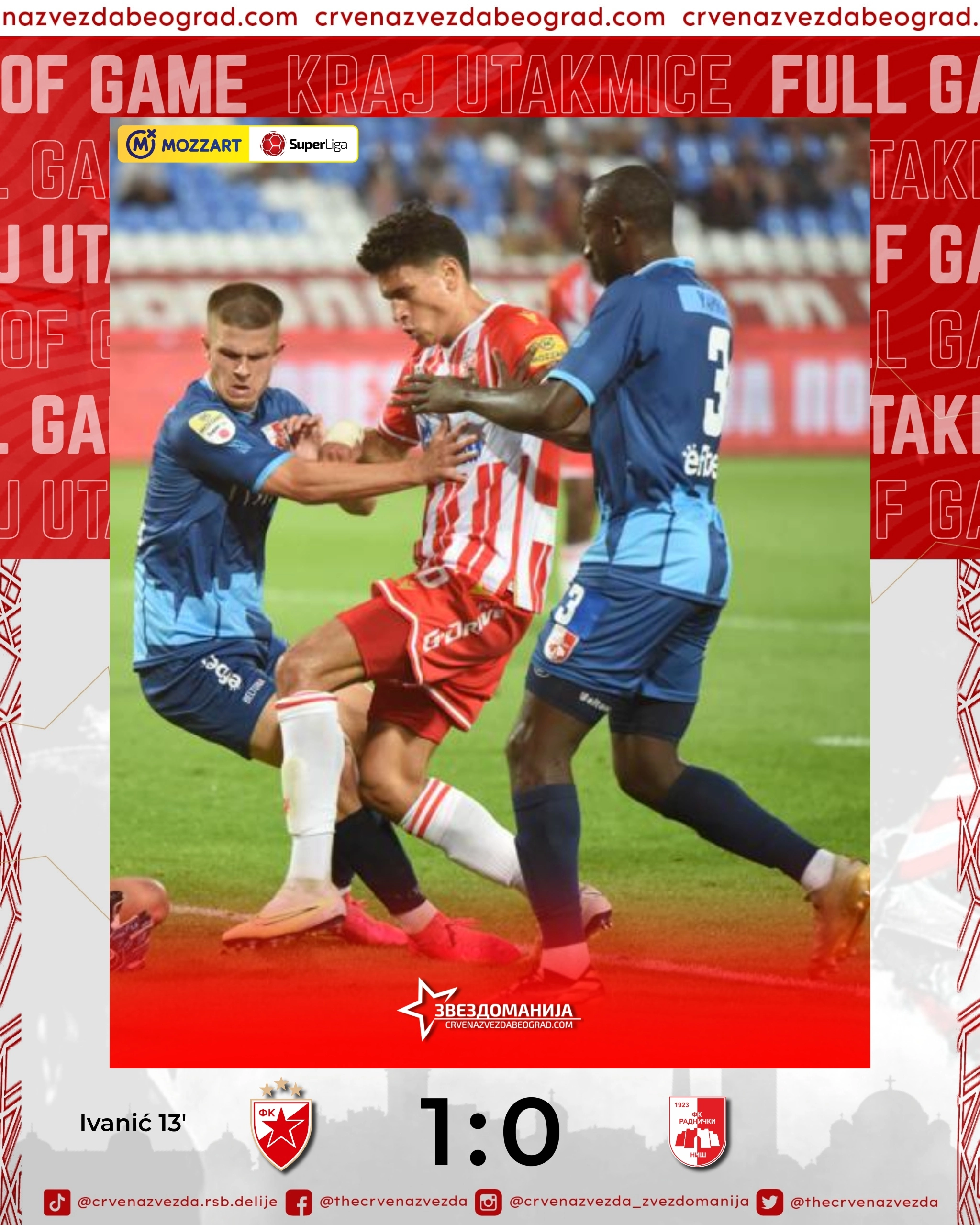 Red Star Belgrade vs FK Radnicki Nis: Live Score, Stream and H2H results  12/5/2023. Preview match Red Star Belgrade vs FK Radnicki Nis, team, start  time.